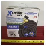 New 100 Foot Woven Fiber Garden Hose