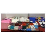Unfinished Quilts and Fabric Pieces