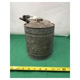 Galvanized Metal Fuel Can