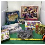 Thomas Kinkade Puzzle, Dominos, Monopoly 2000 and
