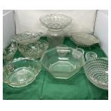 Glass Bowls and Relish Dishes