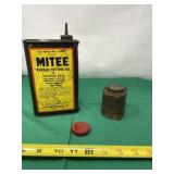 Mitee Thread Cutting Oil, Dixie Gun Works Empty