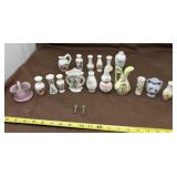 Collection of Vintage Miniature Porcelain and