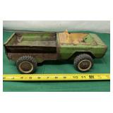 Vintage Buddy L Pressed Steel Green Pick Up