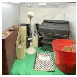 Briefcase, Organizers, Desk Light and Notebooks