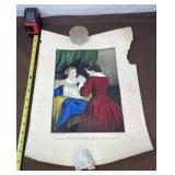 Antique Hand-Colored Lithograph by N. Currier