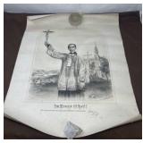 German Catholic Broadside Features Father Francis