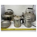 Aluminum Tea Kettles and Coffee Percolators