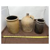 Clay Pots with a Clay Jug
