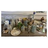 All Jars, Planters and Everything on Table