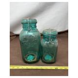 Ball Ideal Bicentennial Aqua Blue Mason Jars
