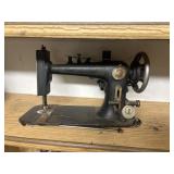 Black Cast-Iron Sewing Machine