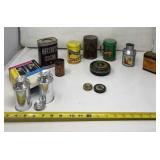 Flaxseed with Various Older Tins and Salt &