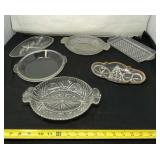 Glass Relish Trays
