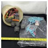 Perm Rods and Rollers in Tupperware Container