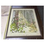Framed Piece is "After the Storm," a Vintage 1977