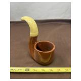 Ceramic Pipe-Shaped Novelty Decor Piece