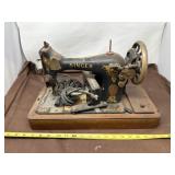 Vintage Portable Electric Singer Sewing Machine