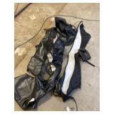 Black Car Front End Bra/Cover with Mirror Covers
