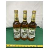 Three Sealed Bottles of  Kentucky Tavern Whiskey