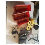 Organizing Containers, Gold Tape, Wiring and