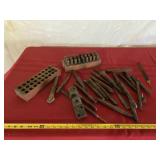 Steel Letter Stamp Set with Bits