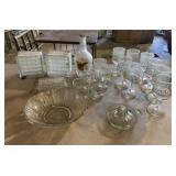 Christmas Glasses, Glass Bowl and Juicer