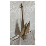Danforth Dig into Ground Boat Anchor