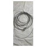 100-ft of Steel Cable with a Hook