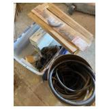 Metal Trash Can with Hoses and Tote with Starter