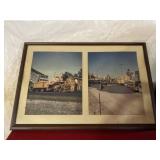 27 x 40 Framed Picture of Road Construction of
