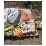 Pallet of Fertilizer,  Crabgrass Prevention and