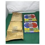Two New Bags of Vintage Pull Tabs and Boards