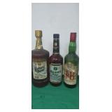 3 Bottles of  Whiskey