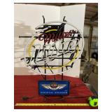 Miller Lite Neon Harley Davidson Light Tested not