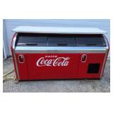 Vintage Victor Coca-Cola Cooler With Classic Red