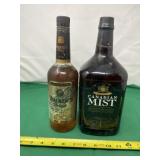 Sealed Bottles of Walkerï¿½s Deluxe and Canadian