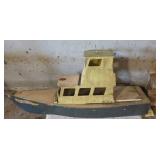 Wooden Radio-Controlled (RC) Model Speed Boat