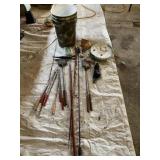 Hunting Bucket Seat with Cane Pike, Bonfire