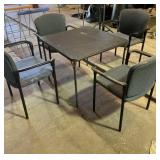 Card Table and Four Chairs