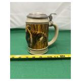 1989 Budweiser Stein with Flip Lid