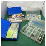 Fishing Boxes with All Contents Including Steel