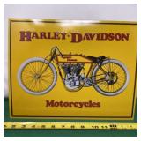 11 x 14 Metal Harley Davidson Sign