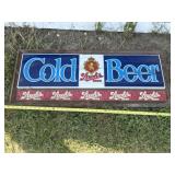 Strohs Cold Beer Sign
