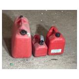 5 gal, 1 gal, 2 gal Gas Cans
