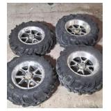 SS Golf Cart Tires and Rims 27X11R14