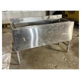 Stainless Ice Bin Measures 48 inches wide x 18