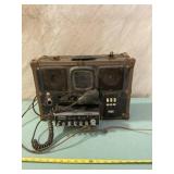 Carry Case with CB  Radio, Hand Mic and Stereo