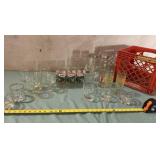 1995 Budweiser Glasses, Bacardi and All Glasses