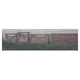 Four Wood Gates 5 1/2